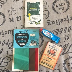 Fun vintage sewing items.